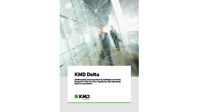 KMD Delta brochure - overblik og styring af jeres organisation og medarbejdere - Hent og læs!