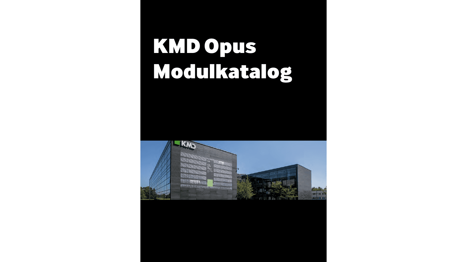 KMD Opus modulkatalog