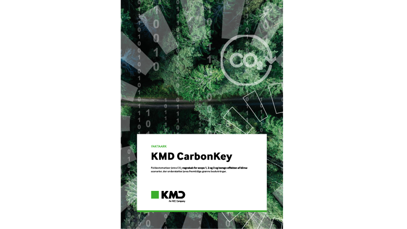 Miniature af forsiden på faktaark for KMD CarbonKey