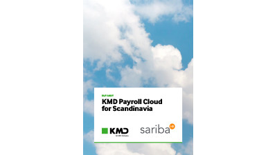 Miniature af forsiden for KMD Payroll Cloud for Scandinavia brochure
