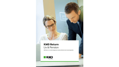 Miniature af forsiden på "KMD Return - Liv & Pension" faktaark