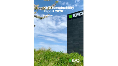 Miniature af forsiden på "KMD Sustainability Report 2020"