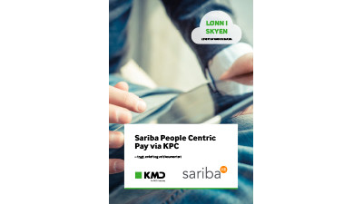 Miniature af forsiden for "Sariba People Centric Pay via KPC" produktblad