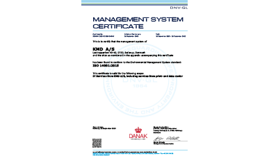 Management System certifikat