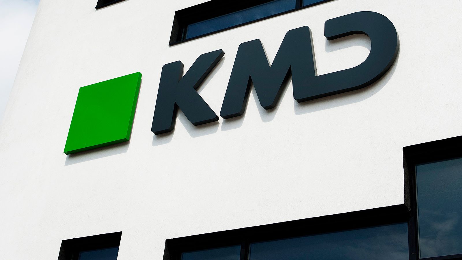 KMD logo på bygning